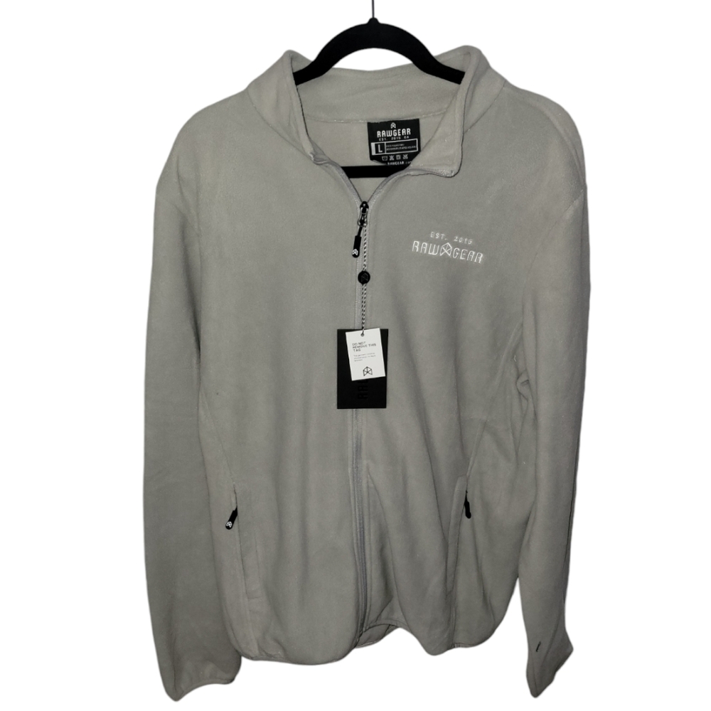 Rawgear Mens grey fleece‎ size Large